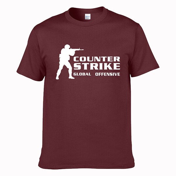 CS GO Gamer T Shirt 2017 Hot Counter Strike Global Offensive CSGO Men Tshirt Top Quality Brand Clothing Funny T-Shirt Cotton Tee