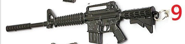 HSIC 42 Styles Game CS GO PLAYERUNKNOWNS BATTLEGROUNDS Keychain PUBG AK47 AWM M24 Gun Weapon Chaveiro Men llaveros para hombre