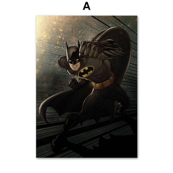 DC Super Hero Batman Superman Wonder Woman Wall Art Canvas Painting Nordic Posters And Prints Wall Pictures Baby Kids Home Decor
