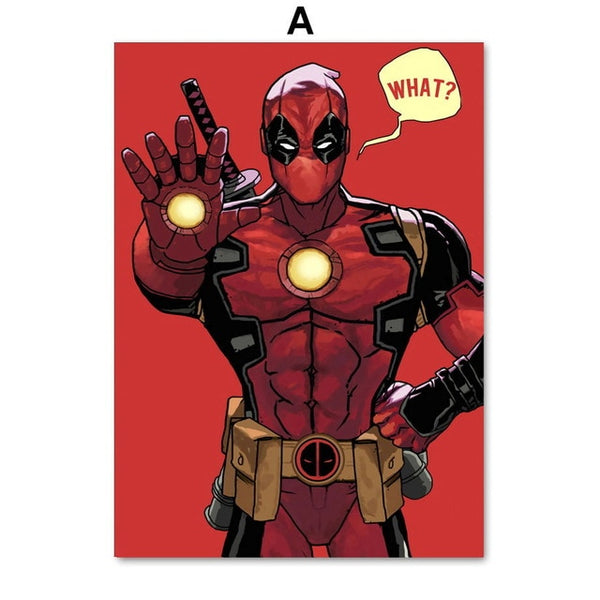 Venom Spider-Man Batman Deadpool The Flash Anime Posters And Prints Wall Art Canvas Painting Wall Pictures For Living Room Decor